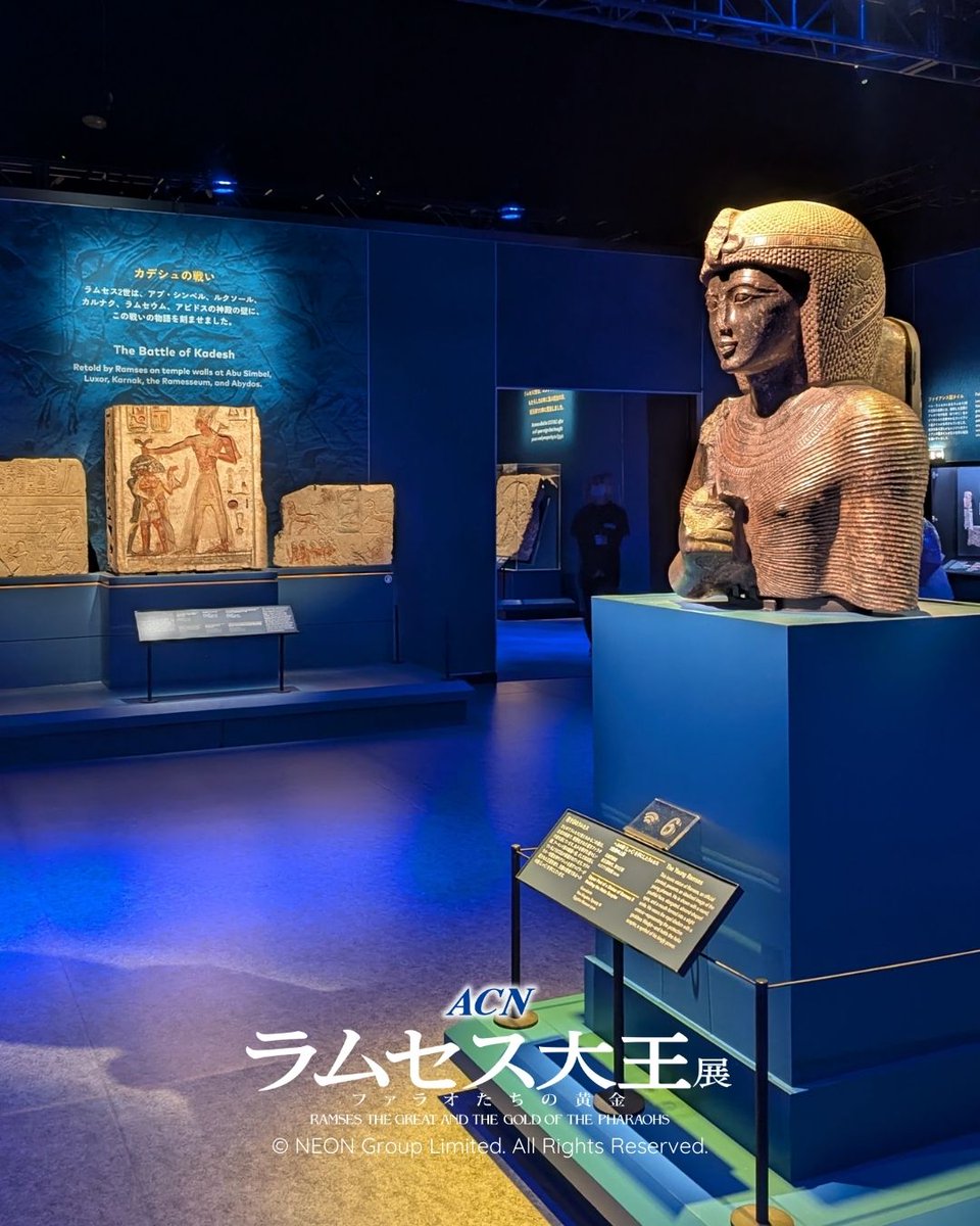 ACN ラムセス大王展 ファラオたちの黄金 on X