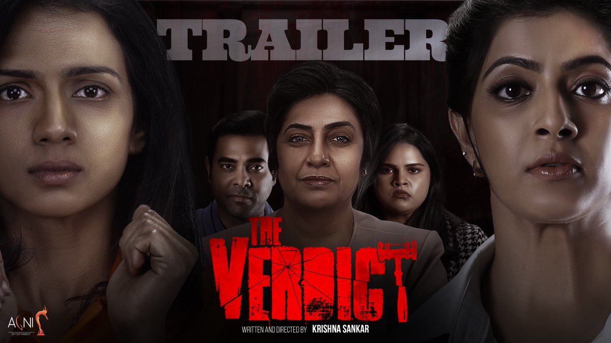 Ramesh Bala (@rameshlaus) on Twitter photo Trailer of murder mystery #TheVerdict is here 🔥
▶️ youtu.be/3MYRlkSOrGk
Grand release in theatres Worldwide on MAY 30th 🌟
Produced by <a href="/AgniEnt/">Agni Entertainment</a>
Written and Directed by <a href="/directionfx/">KrishnaSankar</a>
A <a href="/Adi_Vocals/">Aditya Rao</a> Musical
#TheVerdictFromMay30th <a href="/varusarath5/">𝑽𝒂𝒓𝒂𝒍𝒂𝒙𝒎𝒊 𝑺𝒂𝒓𝒂𝒕𝒉𝒌𝒖𝒎𝒂𝒓</a> <a href="/hasinimani/">Suhasini Maniratnam</a> <a href="/sruthihariharan/">sruthihariharan</a> Trailer of murder mystery #TheVerdict is here 🔥
▶️ youtu.be/3MYRlkSOrGk
Grand release in theatres Worldwide on MAY 30th 🌟
Produced by <a href="/AgniEnt/">Agni Entertainment</a>
Written and Directed by <a href="/directionfx/">KrishnaSankar</a>
A <a href="/Adi_Vocals/">Aditya Rao</a> Musical
#TheVerdictFromMay30th <a href="/varusarath5/">𝑽𝒂𝒓𝒂𝒍𝒂𝒙𝒎𝒊 𝑺𝒂𝒓𝒂𝒕𝒉𝒌𝒖𝒎𝒂𝒓</a> <a href="/hasinimani/">Suhasini Maniratnam</a> <a href="/sruthihariharan/">sruthihariharan</a>