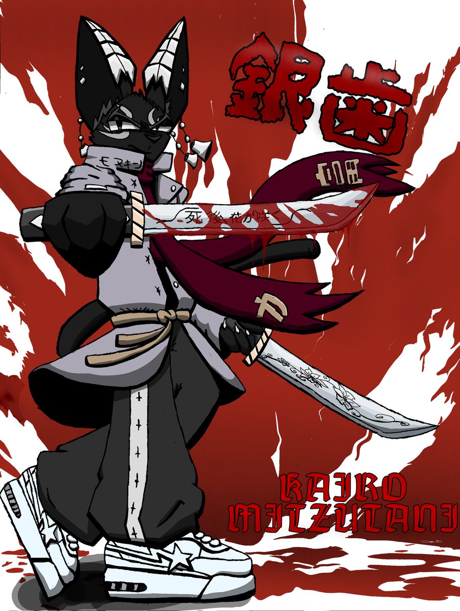 statickartz's tweet image. KAIRO "SILVERFANG"  MITZUTANI 

(I'm SO proud of this piece bro)