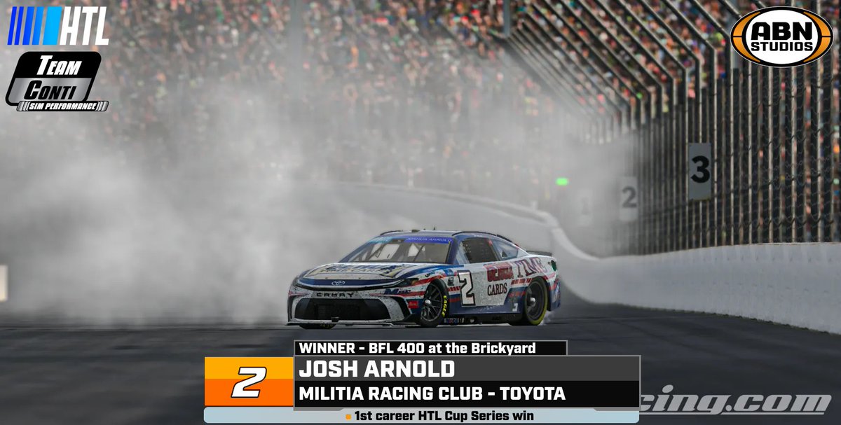 #HTLCup | In his 60th career start, Josh Arnold finds his way to victory lane for the first time in HTL. The Militia Racing Club owner/driver now joins his teammates Mark Kisenwether and Shad Swatsworth as winners this season, and all but assures Arnold a spot in the HTL Cup