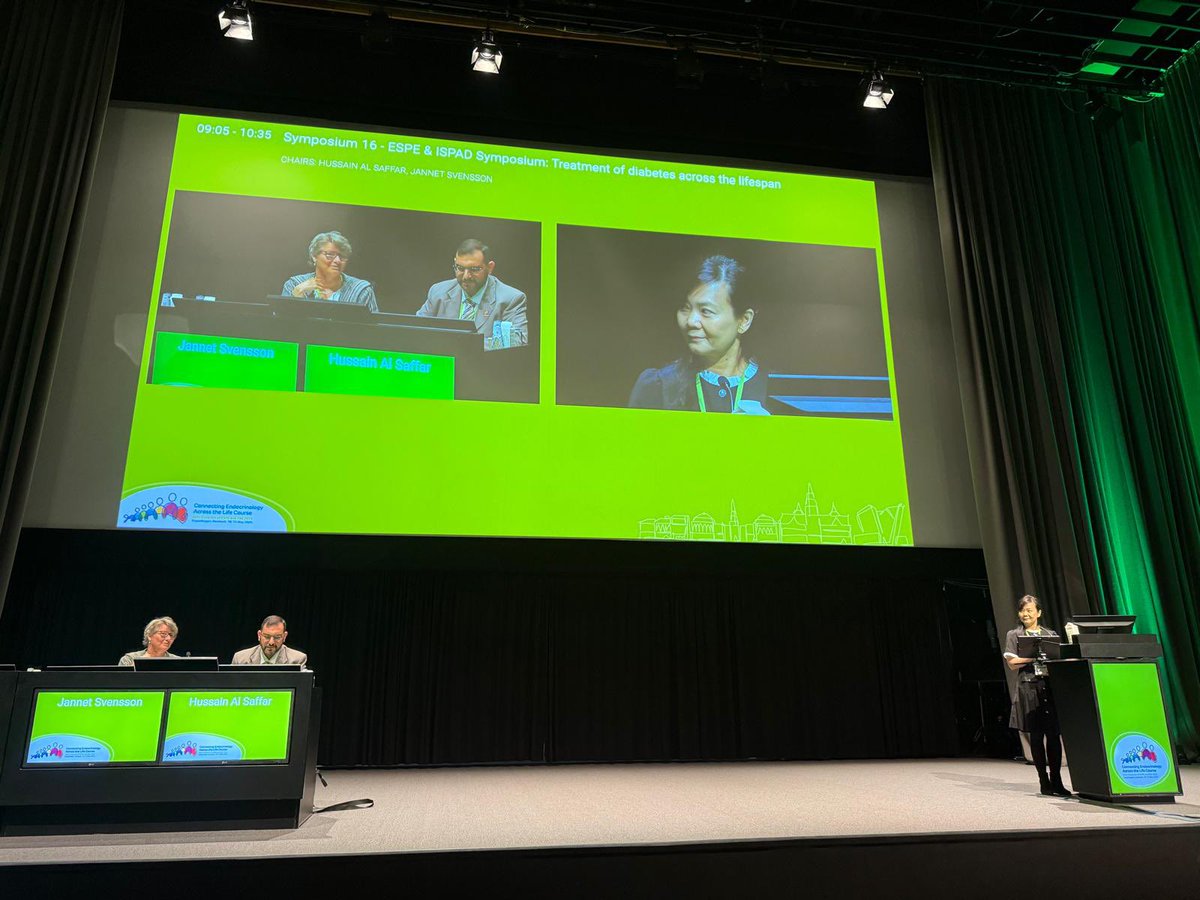 Proudly chairing the first ESPE-ISPAD Joint Symposium!

A landmark moment bringing together two leading societies in pediatric endocrinology and diabetes; uniting efforts, insights, and shared goals to advance care for children worldwide.

#ESPE2025 #ISPAD