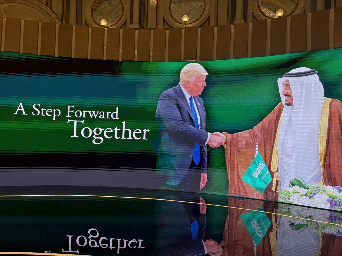 Hello from Riyadh, where we are covering U.S. President Donald Trump's visit to Saudi Arabia, his first stop on a tour that will take him to Doha and Abu Dhabi next. Stay tuned