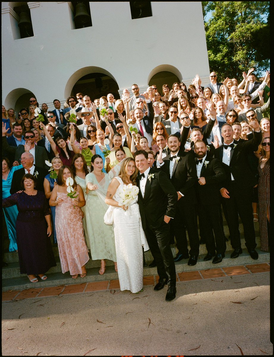 4 scenes from a wedding on medium format film