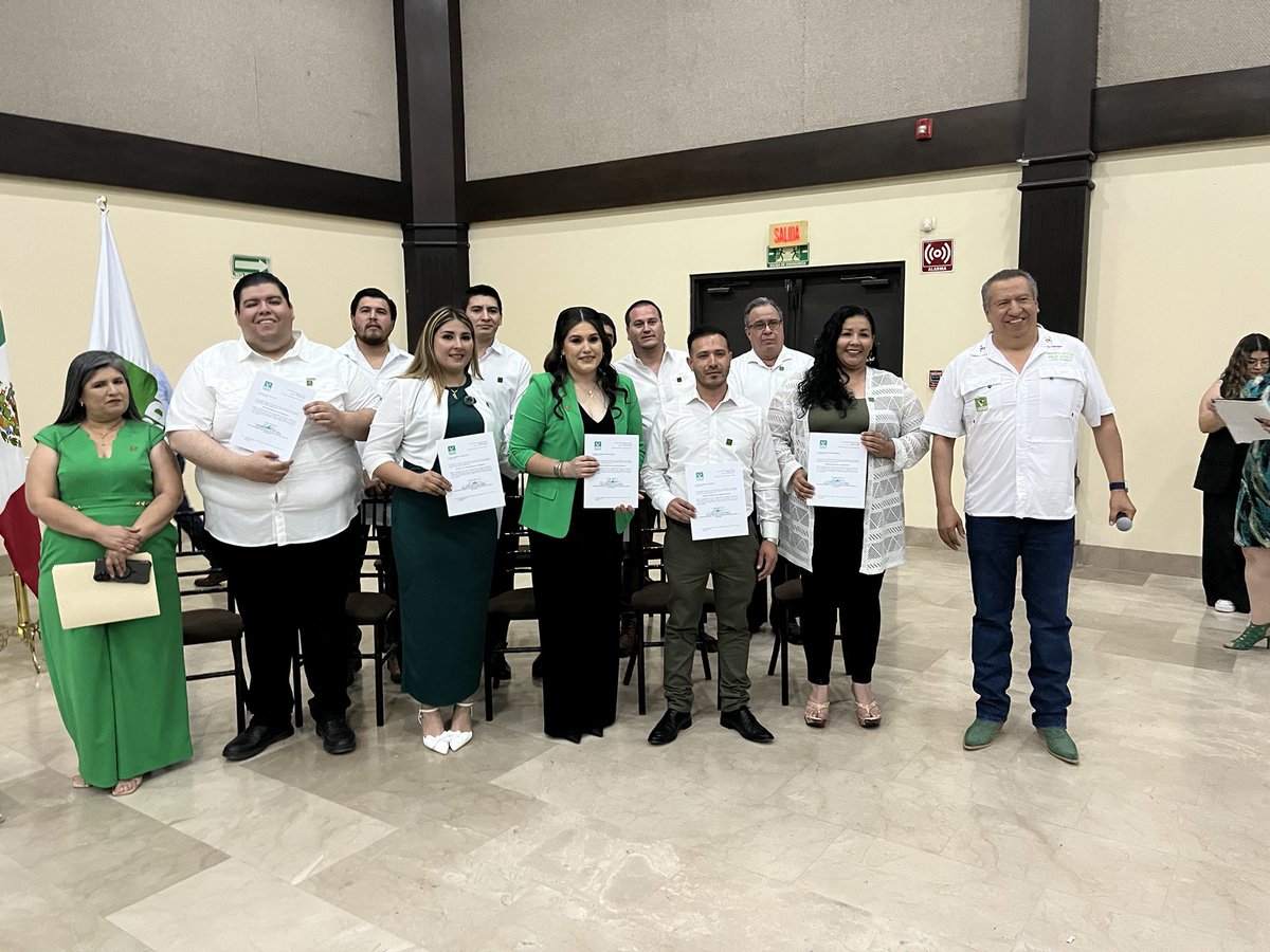 partidoverdeson's tweet photo. ¡El Verde se renueva en Hermosillo!♻️

Con energía, compromiso y visión, Karla Yanez asume la presidencia del comité municipal del Partido Verde.
¡Es tiempo de hacer política con causa y corazón!🌱 https://t.co/WCz0G1MylA