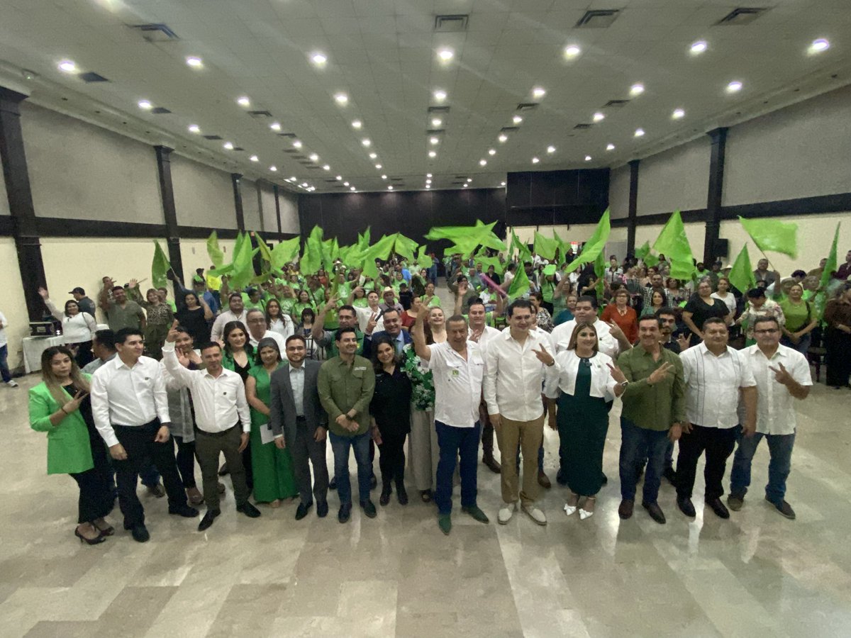 partidoverdeson's tweet photo. ¡El Verde se renueva en Hermosillo!♻️

Con energía, compromiso y visión, Karla Yanez asume la presidencia del comité municipal del Partido Verde.
¡Es tiempo de hacer política con causa y corazón!🌱 https://t.co/WCz0G1MylA