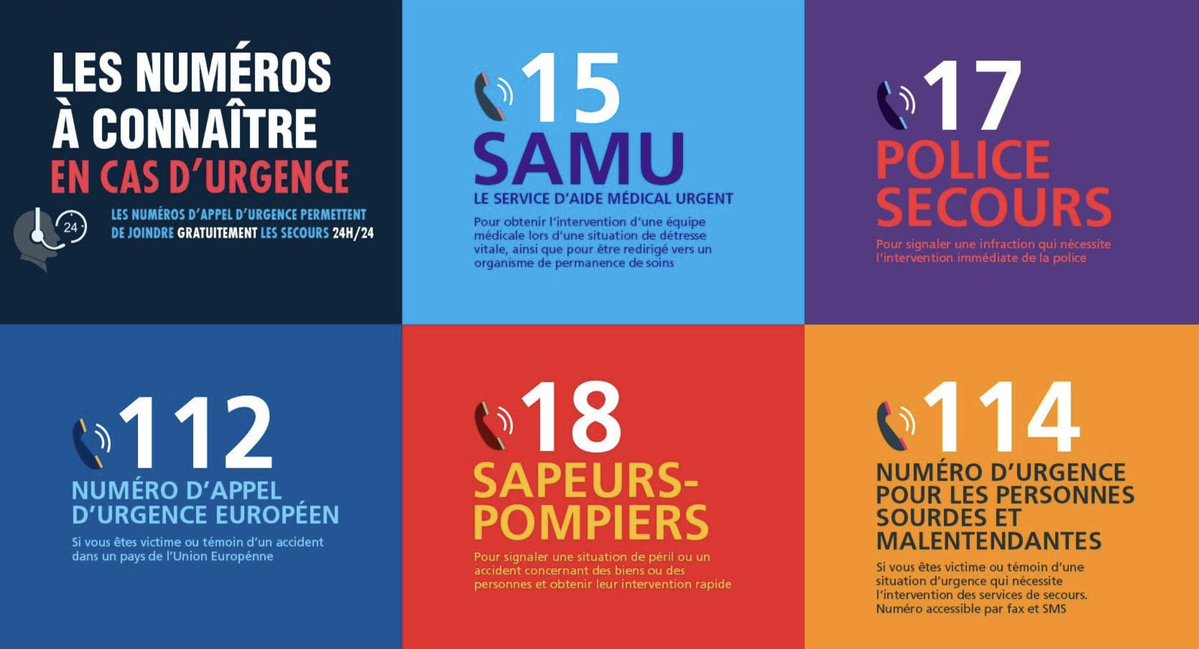 #MardiConseil I Vous êtes témoin ou victime d’une infraction, n’attendez pas et composez le numéro d’urgence adapté à la situation qui vous mettra directement d'être en lien avec un agent ⤵️