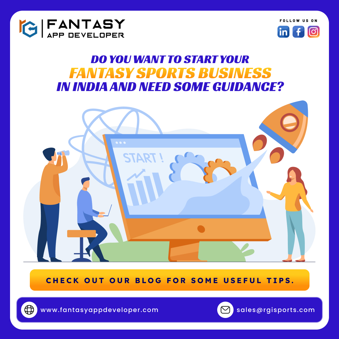 Want to tap into that booming Fantasy Sports Business market?
Check out our blog post and get useful tips to Start a Fantasy Sports Business in India.

📞 91-982-868-6605
✉️ sales@rgisports.com
🌐 fantasyappdeveloper.com/useful-tips-to…

#FantasySports #FantasyAppDeveloper