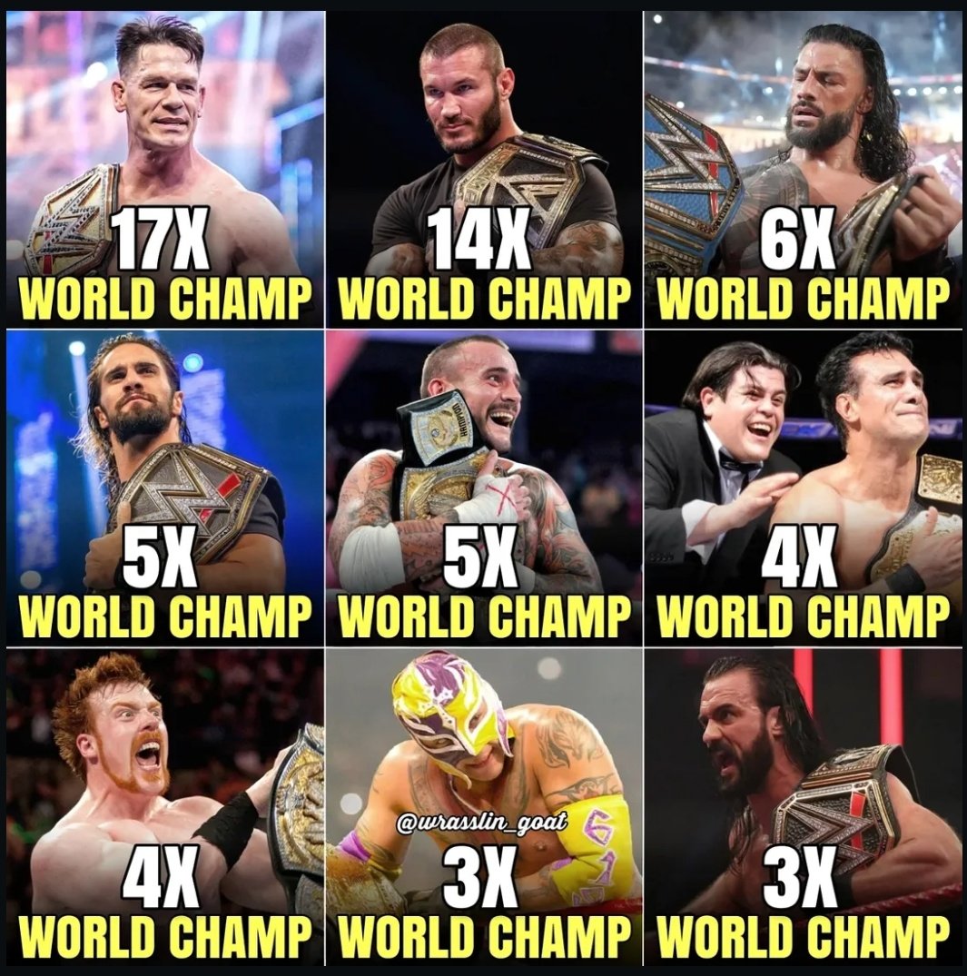 Who among these deserves another world title reign?? 🤔