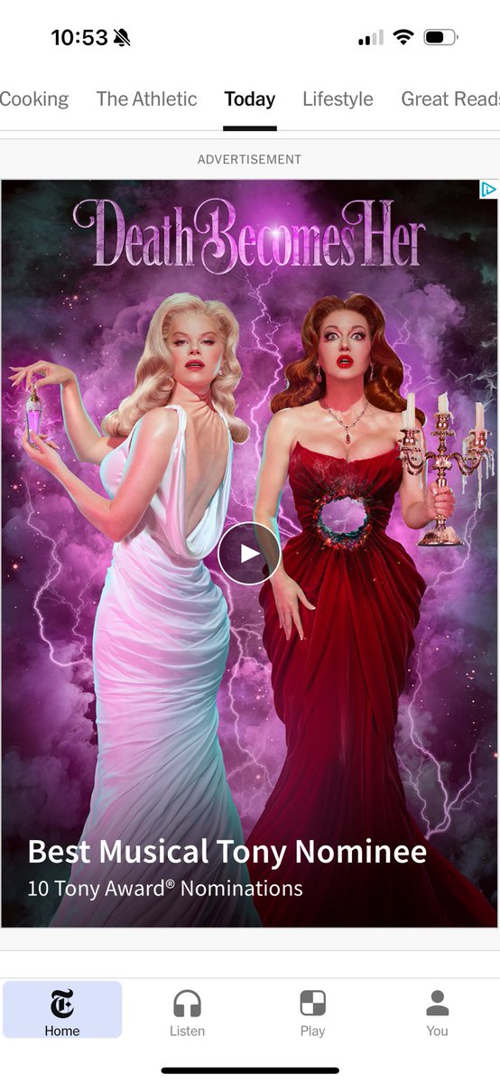 It’s bad enough that I pay a huge subscription and you still fill the paper with advertisements but doing advertisements posing as journalism is too much.