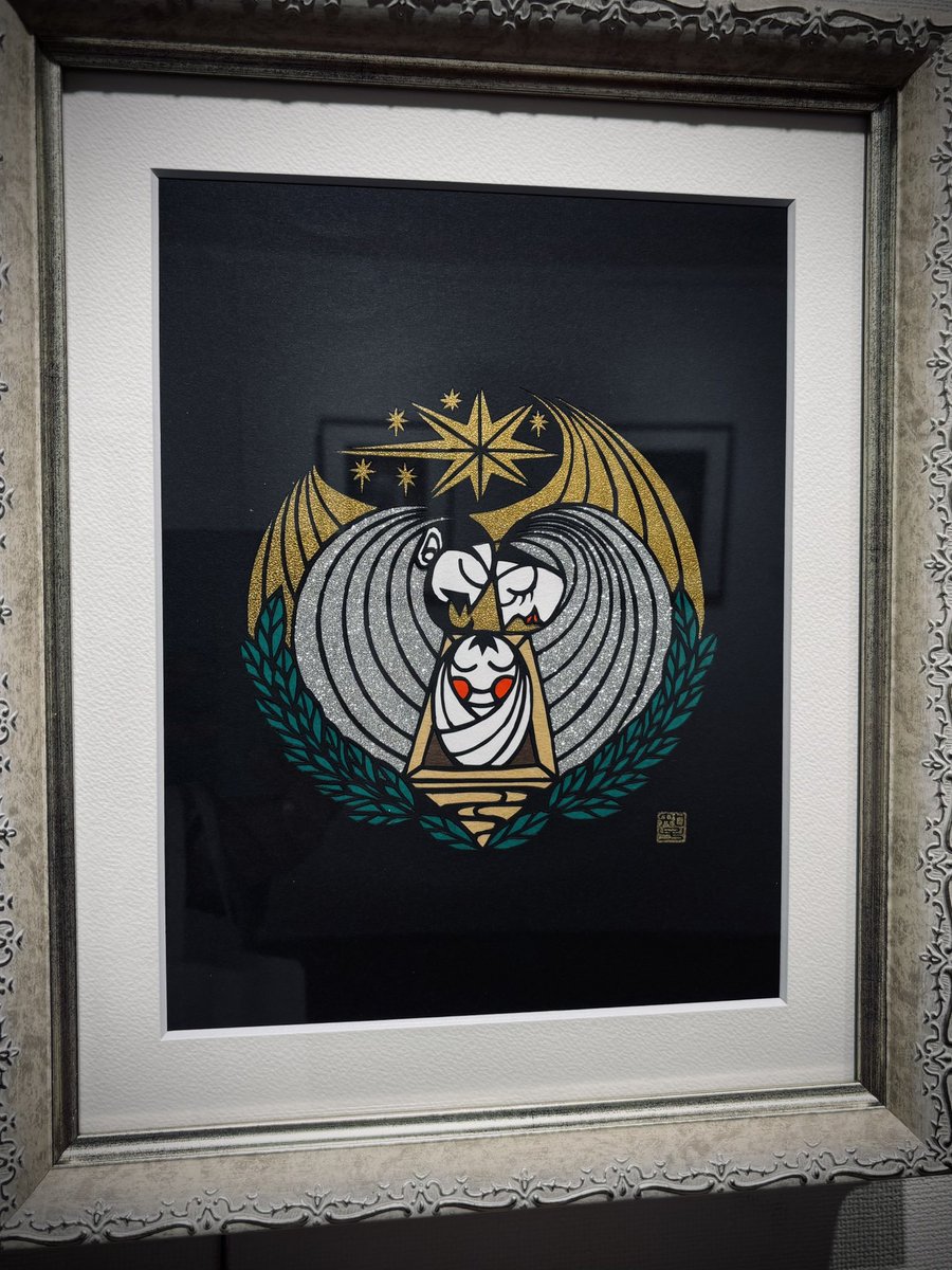 切り抜き絵、額付き、作者名入り 切り抜き絵、額付き、作者名入り 切り抜き絵、額付き、作者名入り