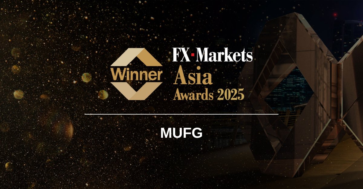 Congratulations to MUFG for winning FX house of the year Japan for the FX Markets Asia Awards 2025.

Read more about their success here:
hubs.li/Q03lNb570