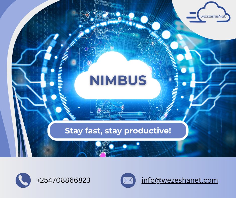WezeshaNet's tweet image. Tired of waiting on support tickets to manage your cloud?
Nimbus puts you in control—provision, scale, secure—your way.
No fluff. Just speed, security, and transparency.
☁️ cloud.wezeshanet.com
#NimbusCloud #DevOps #CloudControl
