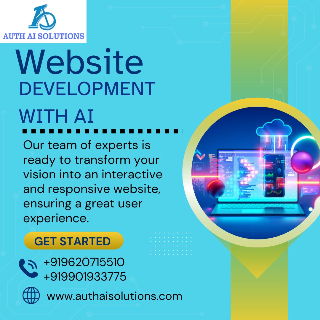 authaisolutions's tweet image. At AUTH AI Solutions, we take website development to the next level by integrating Artificial Intelligence (AI) to create smart, efficient, and future-ready solutions for both new and existing businesses
#aipoweredwebsites
#websitedevelopment
#aiforbusiness
#websitedevelopmentcom