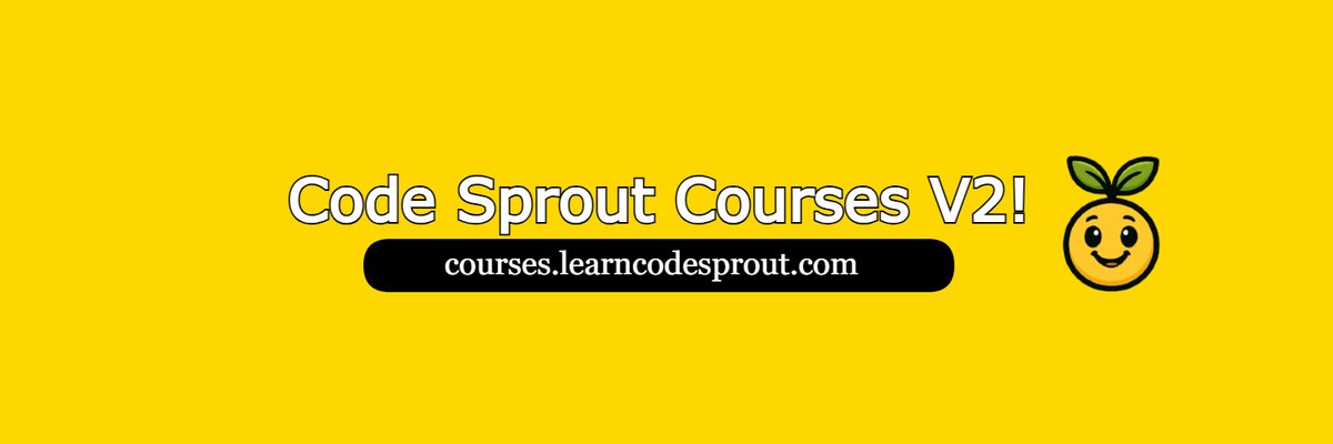 Big things are happening behind the scenes at Code Sprout as we reinvent our courses site to spark curiosity, fuel creativity, and bring joyful learning to every corner of the globe. 

We’re designing an experience so engaging that coding will feel like the most exciting