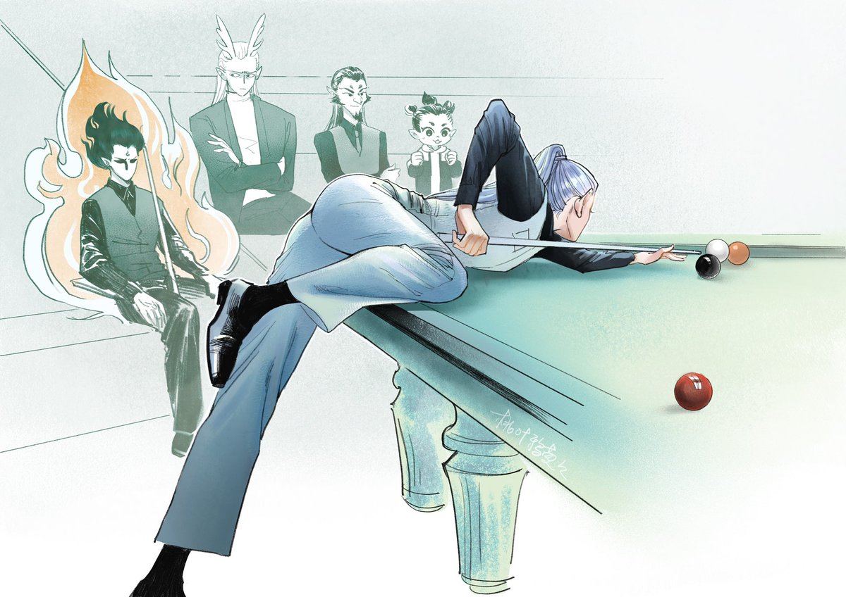 yoolan0223's tweet image. 哪吒：勿扰，研究对手中
敖光：look in my eyes！

（本来只是觉得这个臀部不错想画个速写😂参考见图二）
#藕饼 #Oubing