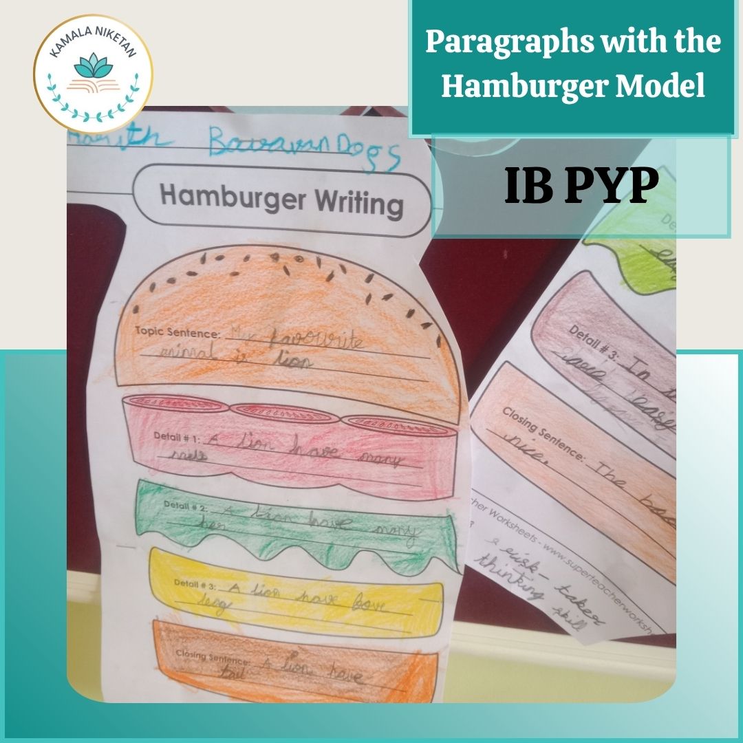 NiketanCbse's tweet image. Building Strong Paragraphs with the Hamburger Model!As part of our ongoing focus on communication , our Grade 2 IB PYP learners have taken the next exciting step: organizing their thoughts into clear, meaningful paragraphs.
#IBPYP #Grade2Writers #HamburgerParagraph