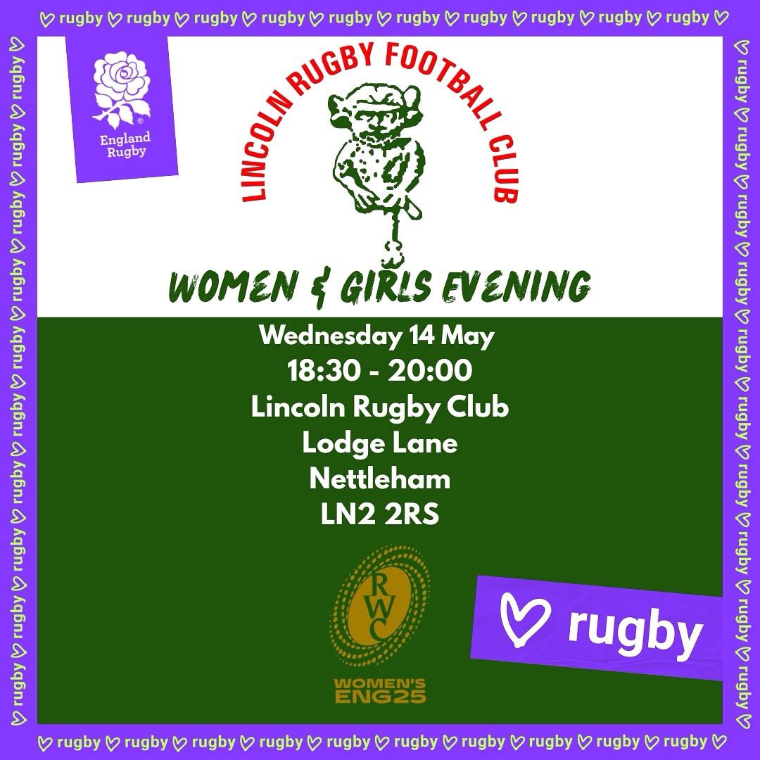 Lincoln Rugby Club (@lincoln_rugby) on Twitter photo The countdown is officially ON! #RWC2025
Bring your friend, mum, sister, auntie or niece and join us for an evening of fun and games whilst discovering your inner warrior.
<a href="/Lincolngirlsrfc/">Lincoln Girls Rugby</a> <a href="/LincLadiesRFC/">LincolnLadiesRFC</a> The countdown is officially ON! #RWC2025
Bring your friend, mum, sister, auntie or niece and join us for an evening of fun and games whilst discovering your inner warrior.
<a href="/Lincolngirlsrfc/">Lincoln Girls Rugby</a> <a href="/LincLadiesRFC/">LincolnLadiesRFC</a>