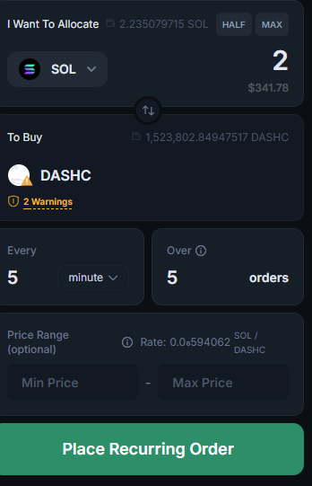 Buying some more of my coin so that I can give it away. Paste your solana address and star my dashboard and ill give you some $DASHC.

Show a screenshot as proof that you starred the dashboard and ill send you some!

dune.com/klaus_wenzel/b…