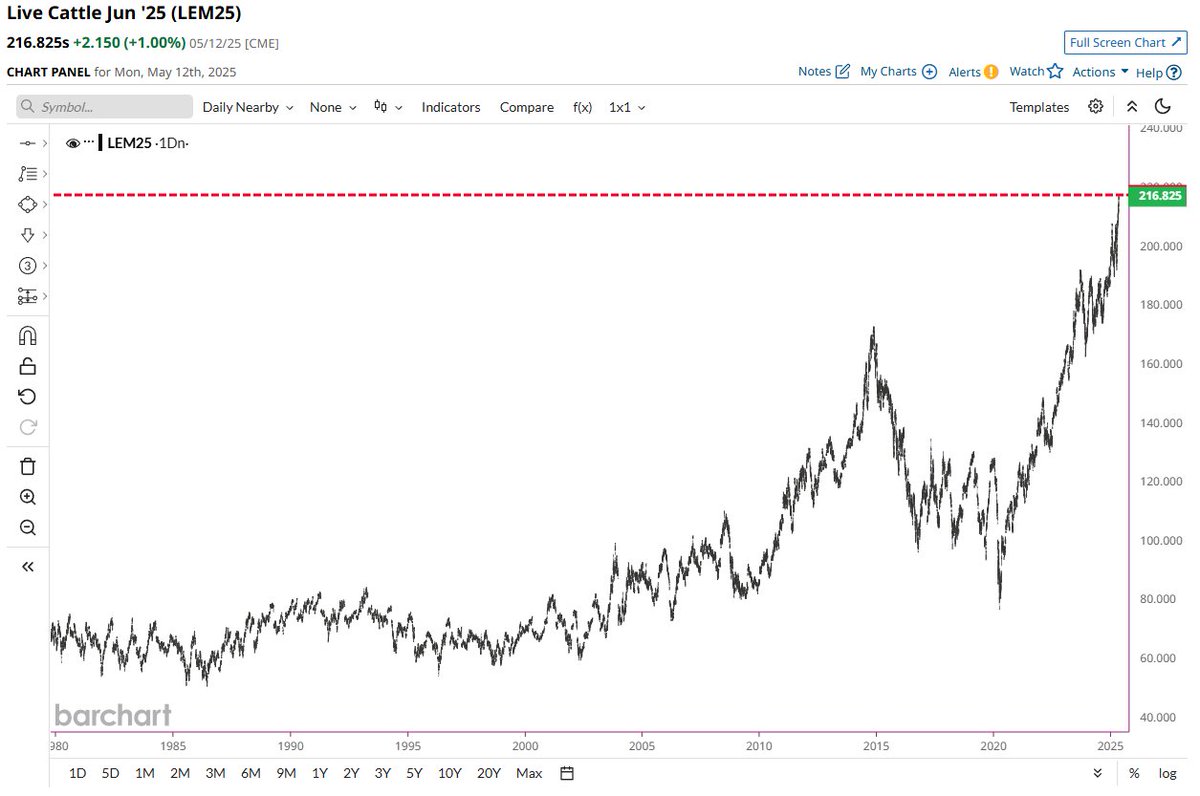 Cattle prices hit a new all-time high 🐂🥩📈
