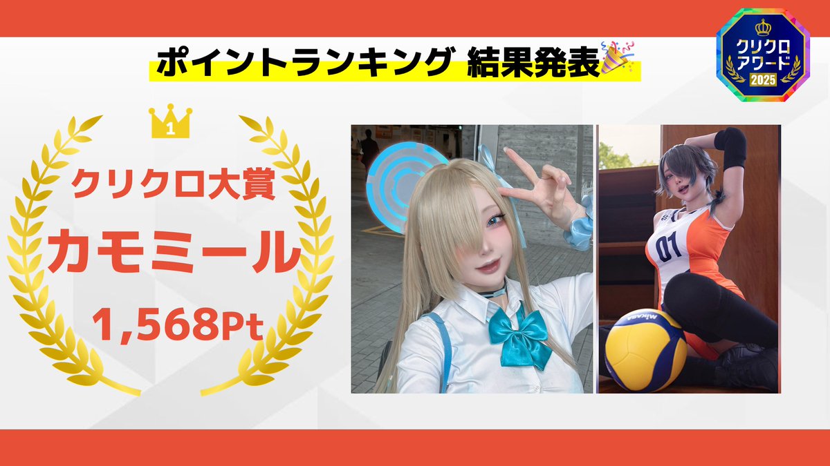 chokaigi_PR's tweet image. /
出展者に「好き」を届ける💐
#クリクロアワード2025 結果発表!
\
受賞されたみなさま、おめでとうございます🎉
誰がどの賞を受賞したのかは画像をチェック👀
さらに、ノミネート出展者の
インタビュー記事を後日公開予定✨
お楽しみに!
#ニコニコ超会議2025