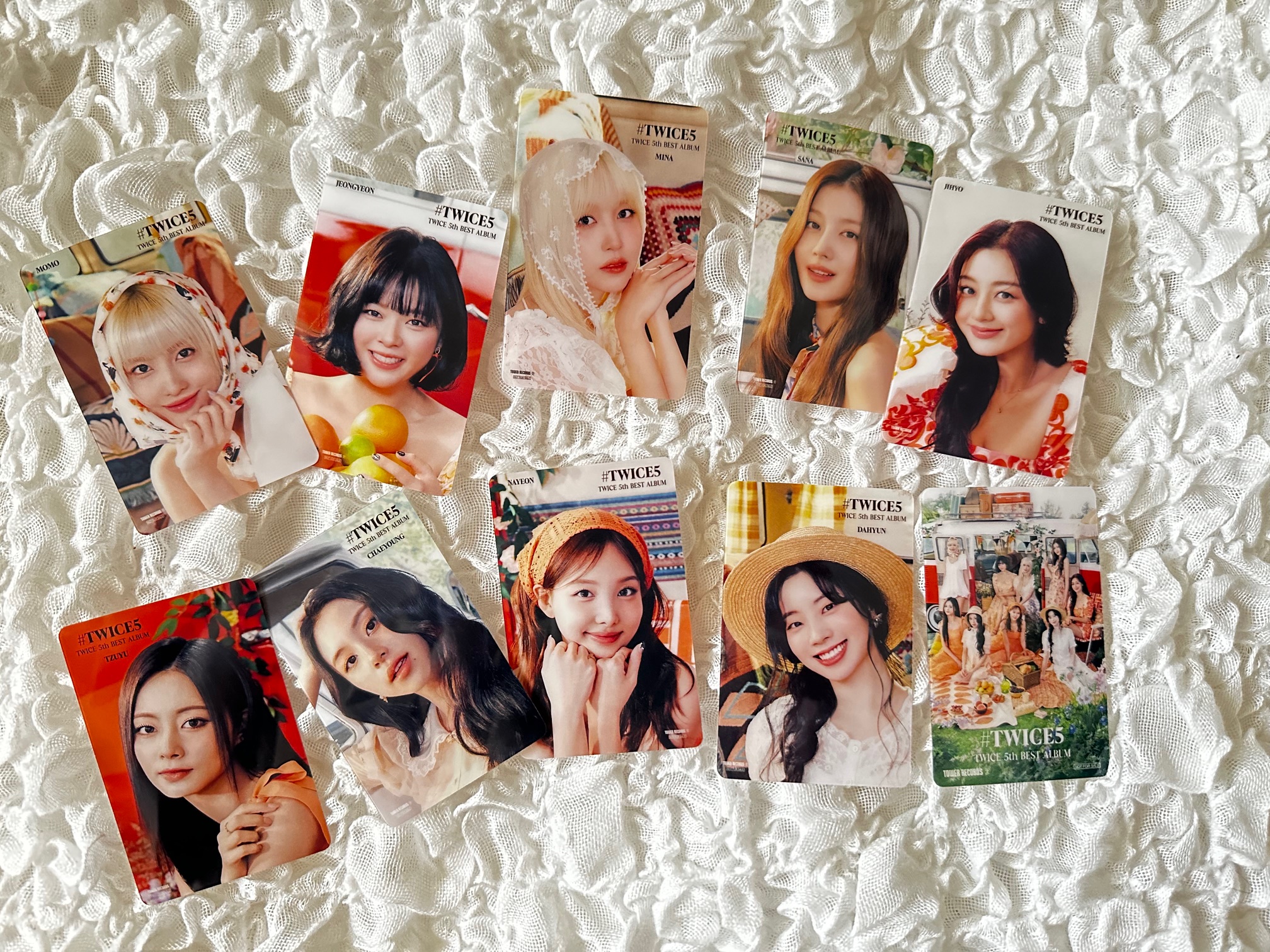 #TWICE5 9枚セット　ONCEJAPANおまけ付き！ TWICE 5th BEST ALBUM『#TWICE5』購入者特典絵柄公開‼｜TWICE