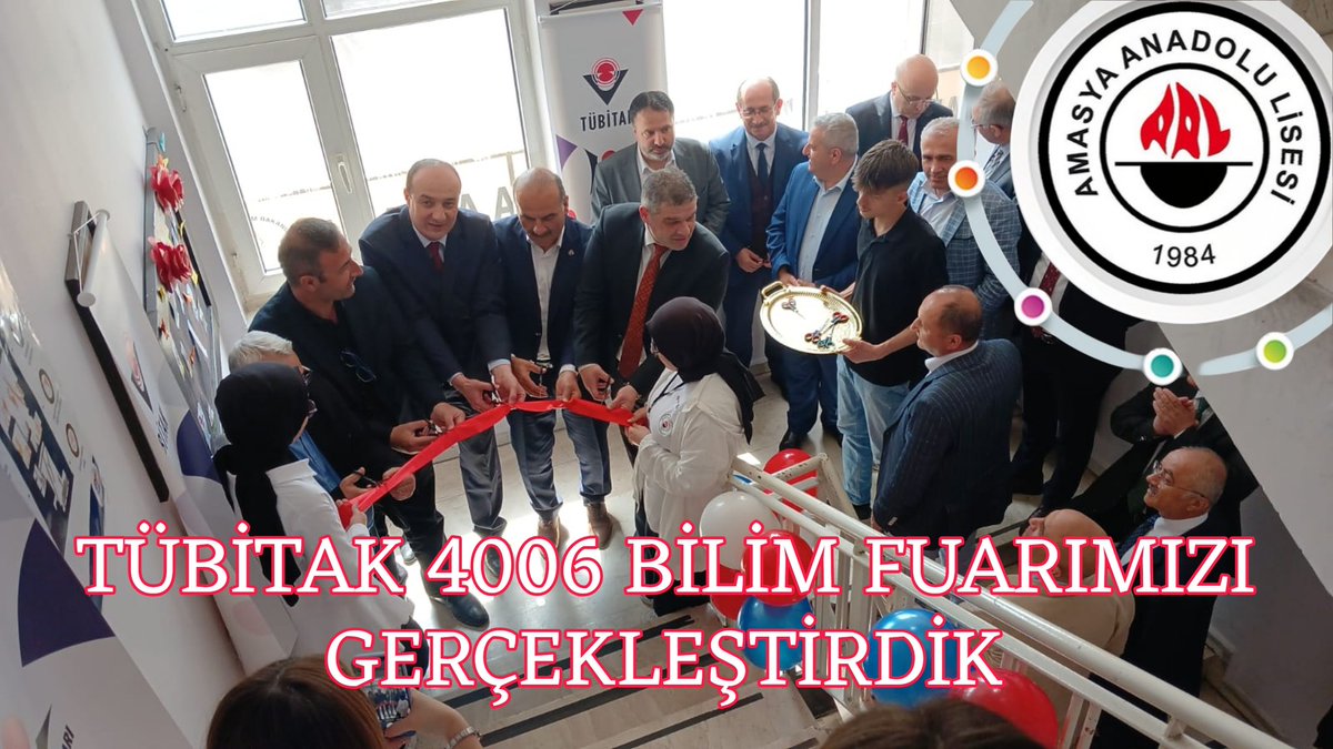 TÜBİTAK BİLİM FUARIMIZI GERÇEKLEŞTİRDİK

2024 - 2025 Eğitim Öğretim Yılı TÜBİTAK 4006 Bilim Fuarımızı coşkuyla gerçekleştirdik.
amasyaanadolulisesi.meb.k12.tr/icerikler/tubi…
<a href="/Amasyamem05/">Amasya İl Millî Eğitim Müdürlüğü</a> <a href="/mehmetalikatip1/">Mehmet Ali KATİPOĞLU 🇹🇷</a>