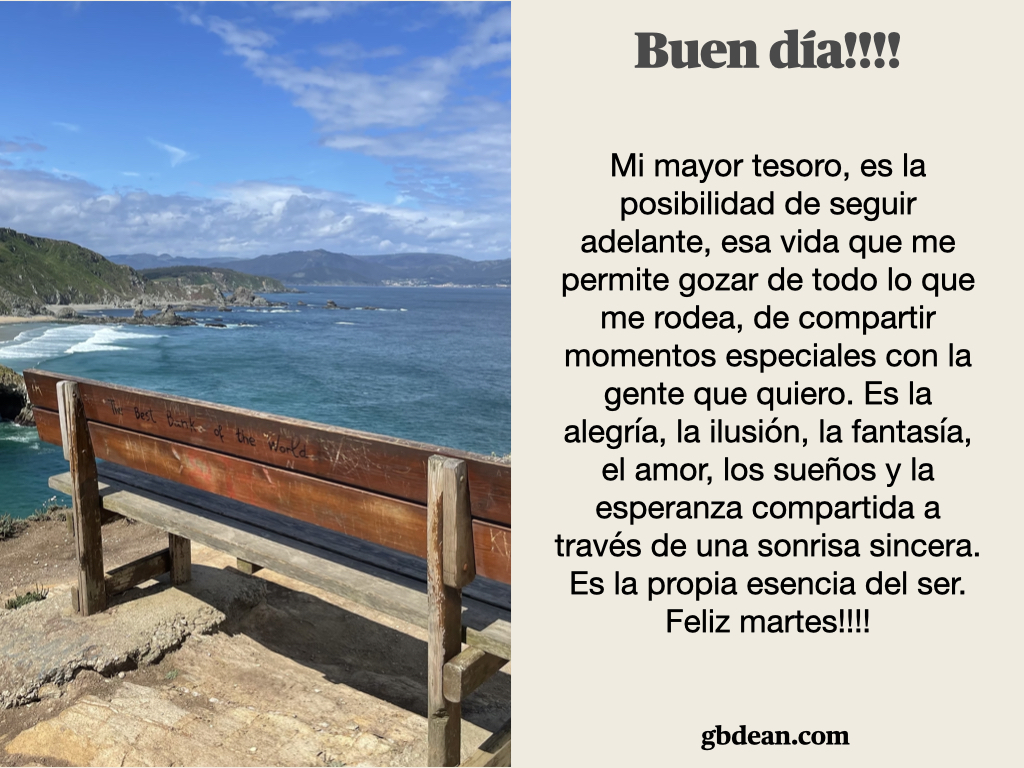 GerardoBlancoDe's tweet photo. Mi mayor tesoro, es la posibilidad de seguir adelante, esa vida que me permite gozar de todo lo que me rodea, de compartir momentos especiales con la gente que quiero. Es la alegría, la ilusión, la fantasía, el amor, los sueños y la esperanza compartida..#amor #love #fe https://t.co/oMS19fs6sN