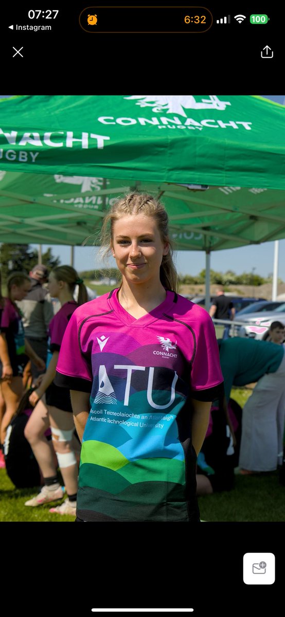 moatecs's tweet image. Well done to Kate Mallon (2nd Year) who played for Connacht u16’s in the 7’s Interpro Series in Mullingar over the weekend. 👏