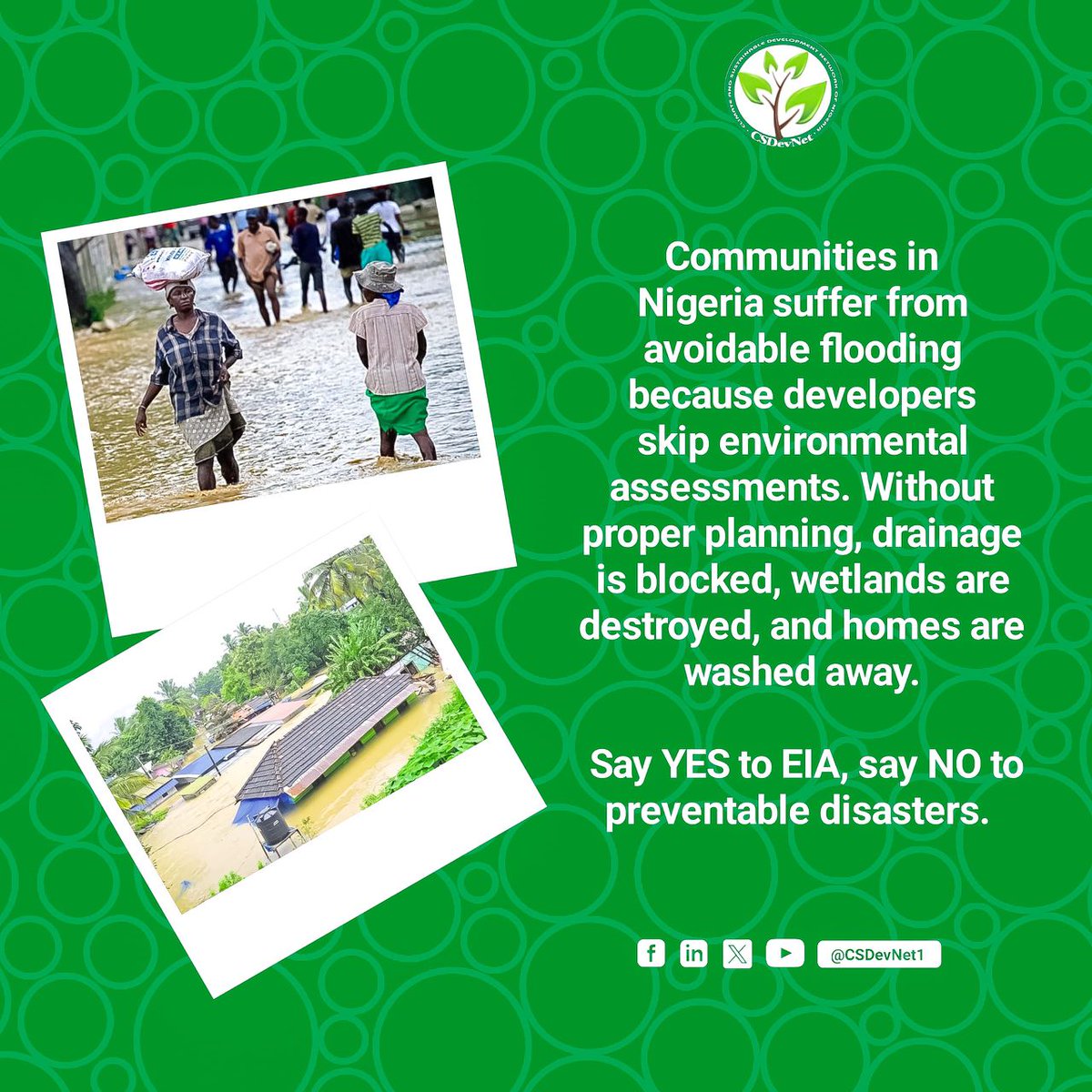 YES, let's build a safer future together!
Together, we can create communities that thrive despite flood risks!

#Act4GreenNigeria
#WhatHasChanged

<a href="/PACJA1/">PACJA</a> 
<a href="/CSDevNet1/">Climate & Sustainable Development Network</a> 
<a href="/OfficialNigeria/">GREAT NATION</a> 
<a href="/officialABAT/">Bola Ahmed Tinubu</a> 
<a href="/PBATMediaCentre/">President Bola Ahmed Tinubu Media Centre</a>
