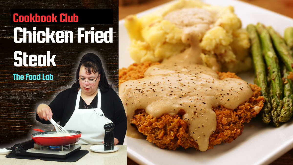 AmyLearnstoCook's tweet photo. What Even Is Chicken Fried Steak?! + The Food Lab Recipe Review. For the recipe video, visit Amy Learns to Cook on YouTube! #chickenfriedsteak #gravy #beef #beefrecipe #recipe #recipes #cooking #amylearnstocook https://t.co/B0dziFuMOV via @YouTube https://t.co/8pR5RF4x5C