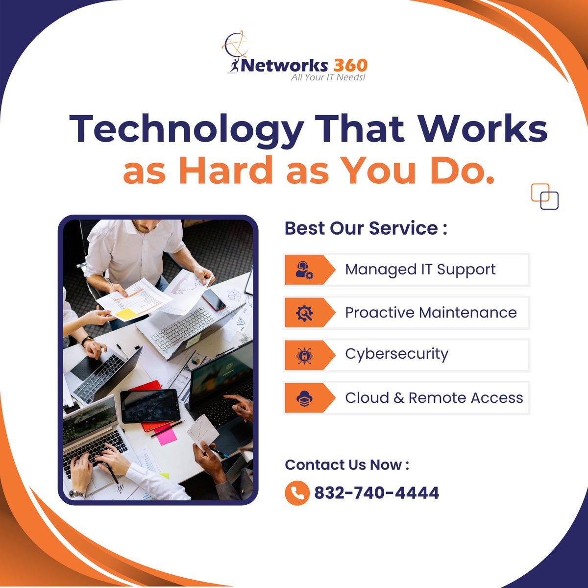 Struggling with slow systems, security risks, or tech that just won’t scale?

Book your free IT assessment today.
📧 info@networks360.net
🌐 networks360.net
📱  (832) 740-4444

#ITConsulting #ManagedITServices #Cybersecurity #NetworkSolutions #CloudSupport