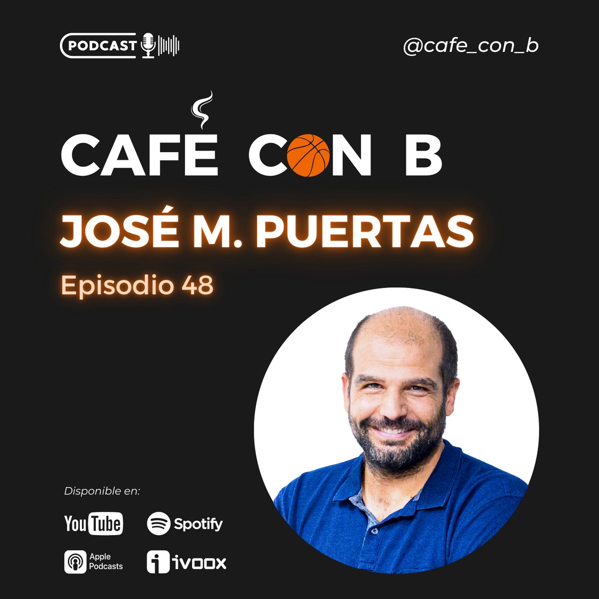 Café con B (@cafe_con_b) on Twitter photo 🚨 EPISODIO 48 🚨
🏀 JOSÉ MANUEL PUERTAS 🏀
Nuevo episodio de #CafeConB ☕️🏀 con <a href="/josempuertas/">Jose Manuel Puertas</a>, director y presentador del programa de radio sobre baloncesto más longevo de nuestro país: <a href="/TirandoaFallar/">Tirando a Fallar</a>
No os lo perdáis 😉
📺🎧👉🏻 linktr.ee/cafe_con_b 🚨 EPISODIO 48 🚨
🏀 JOSÉ MANUEL PUERTAS 🏀
Nuevo episodio de #CafeConB ☕️🏀 con <a href="/josempuertas/">Jose Manuel Puertas</a>, director y presentador del programa de radio sobre baloncesto más longevo de nuestro país: <a href="/TirandoaFallar/">Tirando a Fallar</a>
No os lo perdáis 😉
📺🎧👉🏻 linktr.ee/cafe_con_b