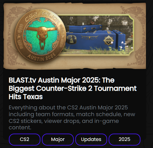 csbumps's tweet photo. 🐂New Blog is live! 🐂
Catch all the latest information about the Austin 2025 major! 🤠
https://t.co/FGsyQY8qWn
#cs2 #blast #major #csgo #cs2major #s1mple #BLASTTV #csgotrading https://t.co/EMkG7R06Lu