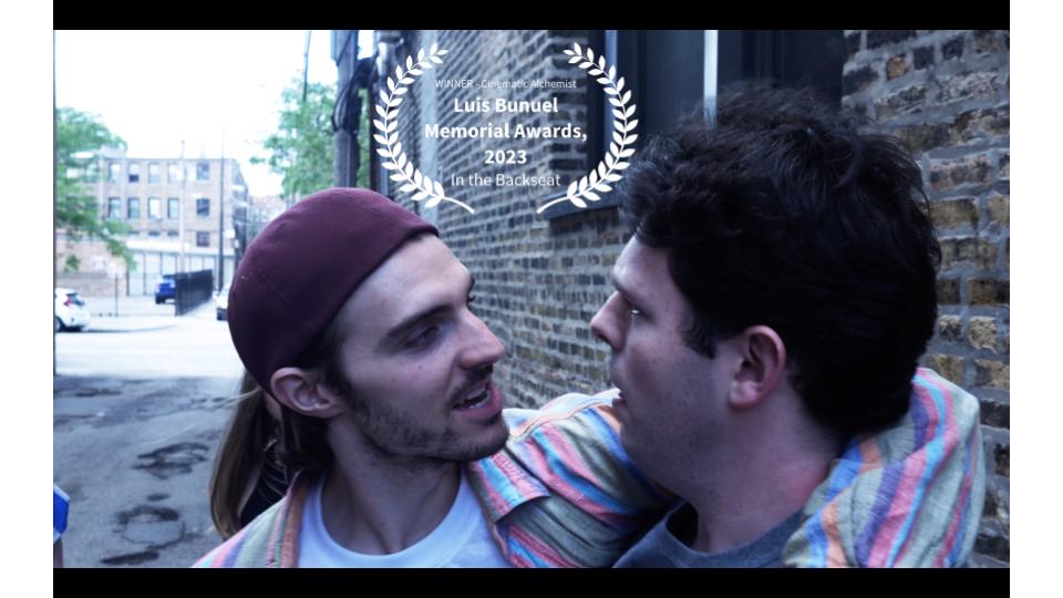 "In the Backseat" has recently won an award for Cinematic Alchemist at the Luis Bunuel Memorial Awards!!!