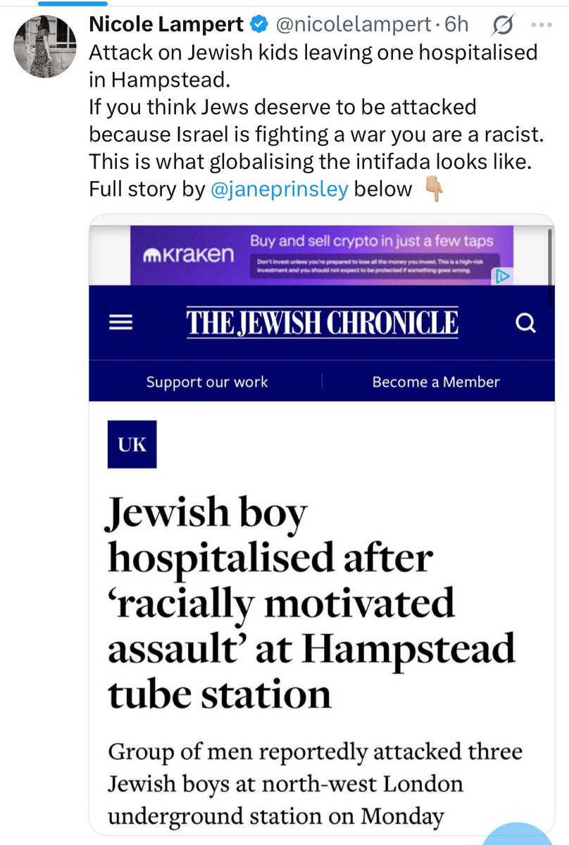 Let me be perfectly clear

This is not normal
It is not acceptable 
It is however entirely predictable given the massive upsurge in antisemitism fostered under the guise of “anti-Zionism”