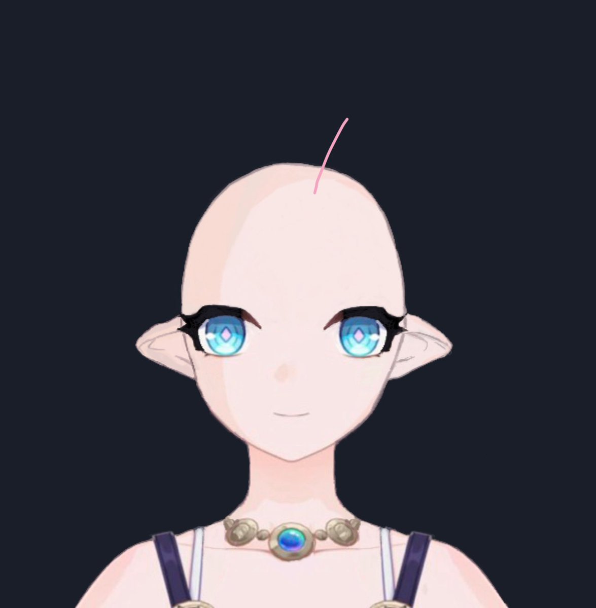giving bald cyrene a strand of hair everyday up until shes playable ♪‧₊˚ 

day 1: