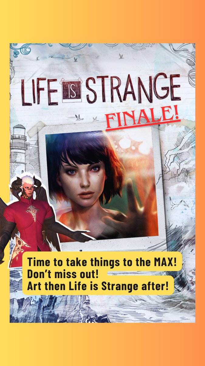 LuckiestEll's tweet photo. 🌪️ Time to take things to the MAX! Digital art live drawing then Life is Strange on https://t.co/dWSrswDCPB 6PM CST! https://t.co/ya4Nq2VdNM