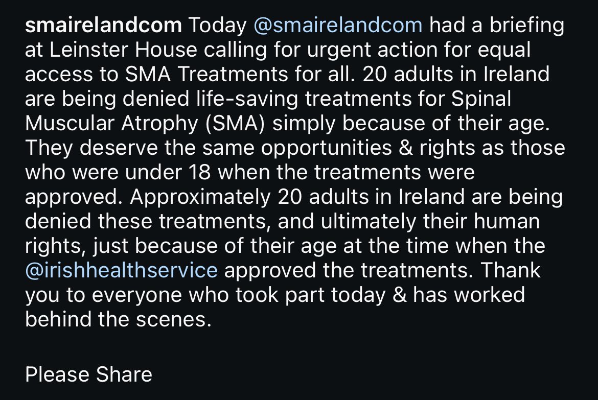 SMA Ireland tweet media