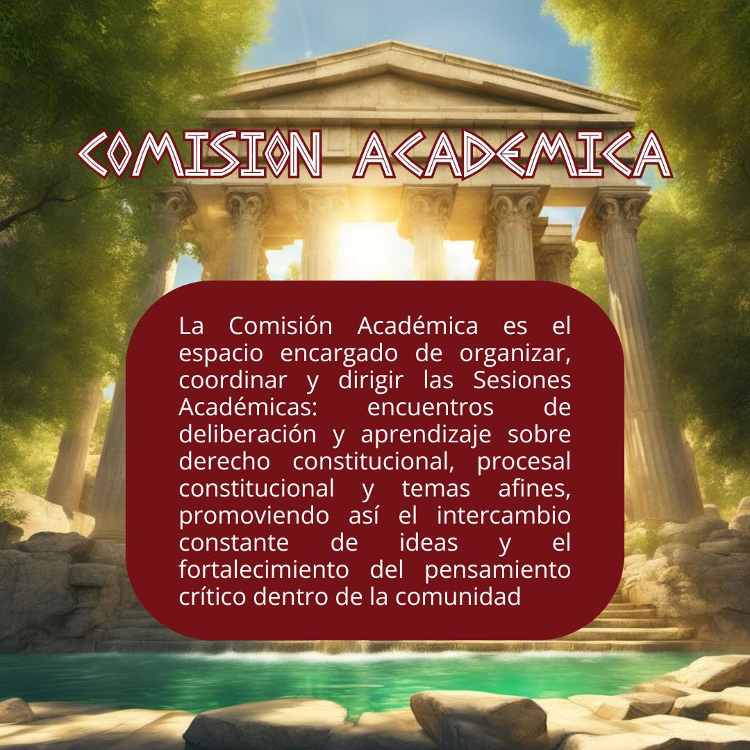 ¡Conoce más sobre nuestras comisiones!

Si quieres contribuir a nuestra labor de difusión del #DerechoConstitucional, presta atención a nuestras redes sociales para enterarte de cómo participar en estas convocatorias.