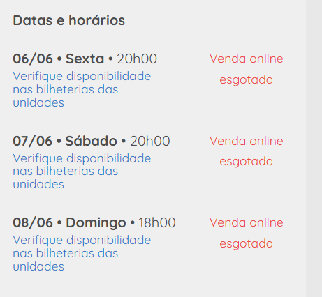 PodSouldorock's tweet photo. A venda online de ingressos para o show do Arnaldo Antunes no Sesc 14 Bis acabou em menos de 3 minutos. 🤡 https://t.co/UqAEUbceNW
