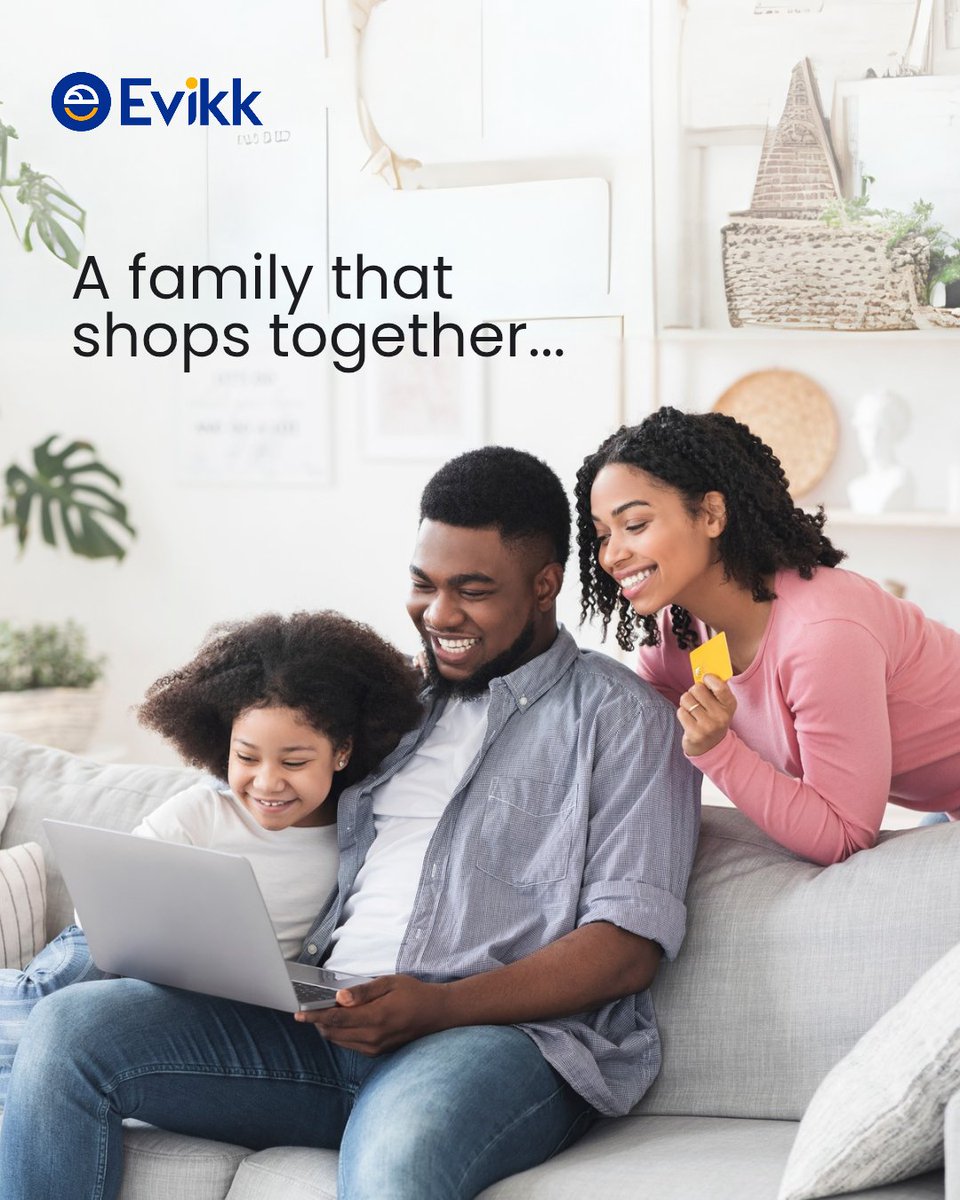 EvikkApp's tweet photo. A family that shops together stays together, come shop together on Evikk. We got you! https://t.co/1ORuHXGQjp