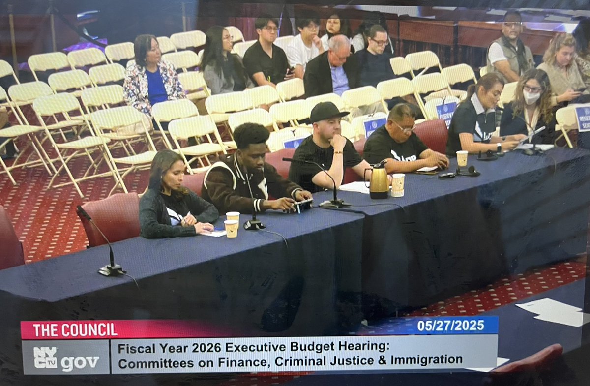 Workers Justice Project ✊🏾❤️ (@workersjusticep) on Twitter photo .<a href="/workersjusticep/">Workers Justice Project ✊🏾❤️</a> member leaders are PRESENTE! at the NYC Council budget hearing, urging the <a href="/NYCCouncil/">New York City Council</a> to prioritize workers’ rights, dignity, and justice. The FY26 budget must be a budget of dignity—one that protects the workers who are the backbone of this city. .<a href="/workersjusticep/">Workers Justice Project ✊🏾❤️</a> member leaders are PRESENTE! at the NYC Council budget hearing, urging the <a href="/NYCCouncil/">New York City Council</a> to prioritize workers’ rights, dignity, and justice. The FY26 budget must be a budget of dignity—one that protects the workers who are the backbone of this city.