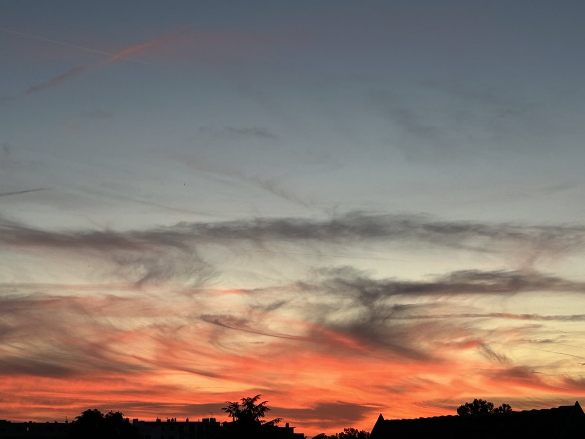 la_justiciere_'s tweet image. #Poésie du #soir 🌇 avec la #magie de ces #moments précieux que nous offre mère #nature. Juste à lever les yeux 🤩 #subset 
Bonne nuit les petits 💋
