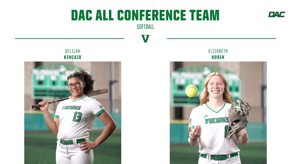 Valparaiso Athletics (@athleticsvalpo) on Twitter photo Congrats to Delilah Kincaid & Elizabeth Kosek for being named to the DAC All Conference Softball Team! Amazing job Vikings!
<a href="/ValpoVikingSB/">Valpo Softball</a> <a href="/ValpoHS411/">Viking Info</a> Congrats to Delilah Kincaid & Elizabeth Kosek for being named to the DAC All Conference Softball Team! Amazing job Vikings!
<a href="/ValpoVikingSB/">Valpo Softball</a> <a href="/ValpoHS411/">Viking Info</a>