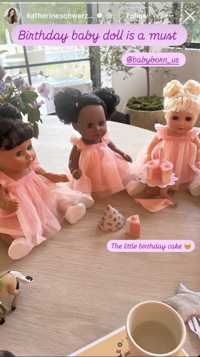 Thank you #KatherineSchwarzenegger for the #BABYborn Birthday Doll call-out! #MGAEntertainment