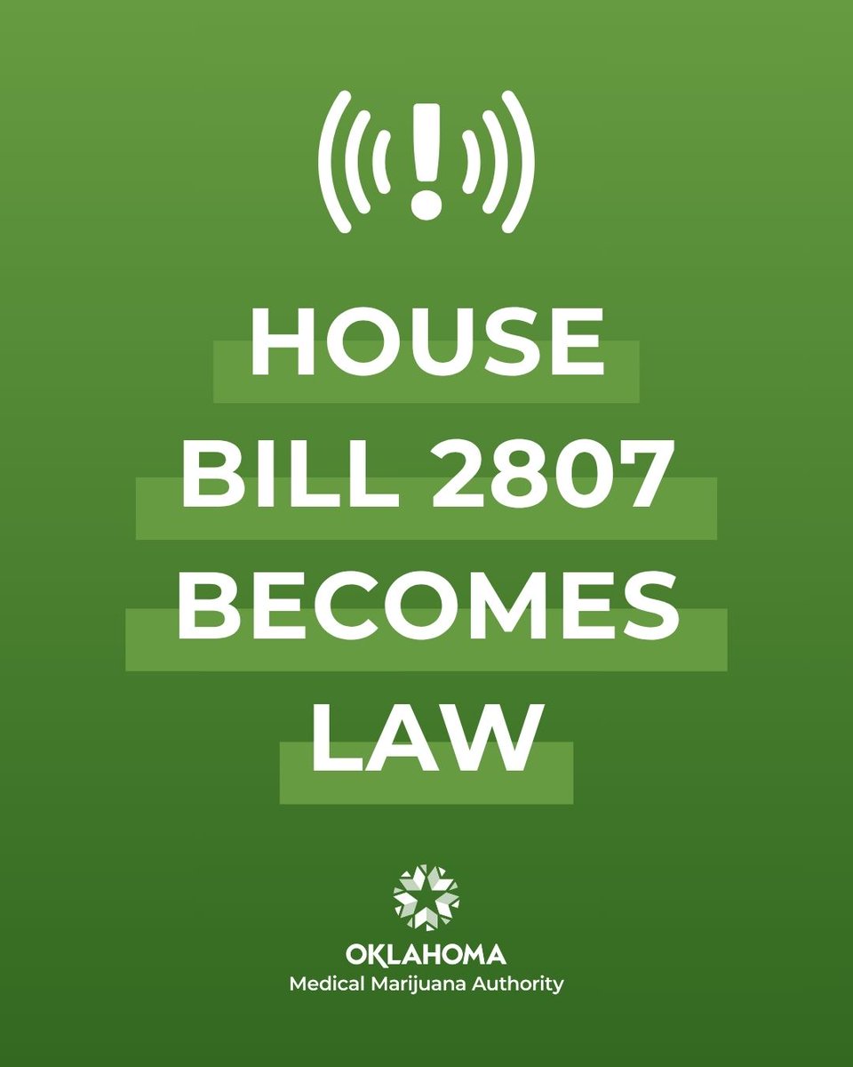 UPDATE: House Bill 2807 became law this week, and OMMA has submitted proposed emergency rules to implement the measure. Among other things, House Bill 2807 updates the upcoming pre-pack requirements for commercial licensees.

Read more here: content.govdelivery.com/accounts/OKSDH…

Submit