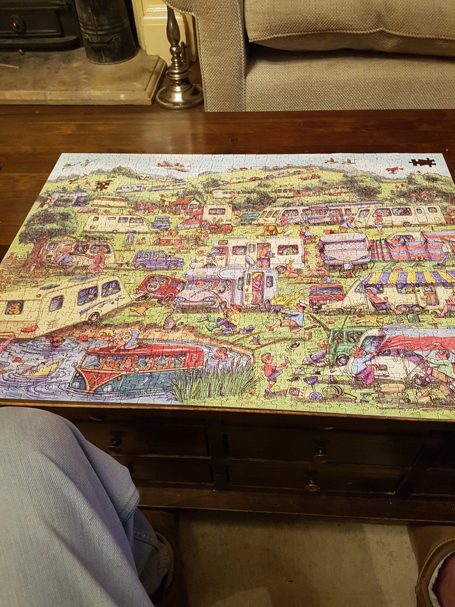 Another repeat finished several pieces missing but one from my stash ( the pieces found at a later date)added