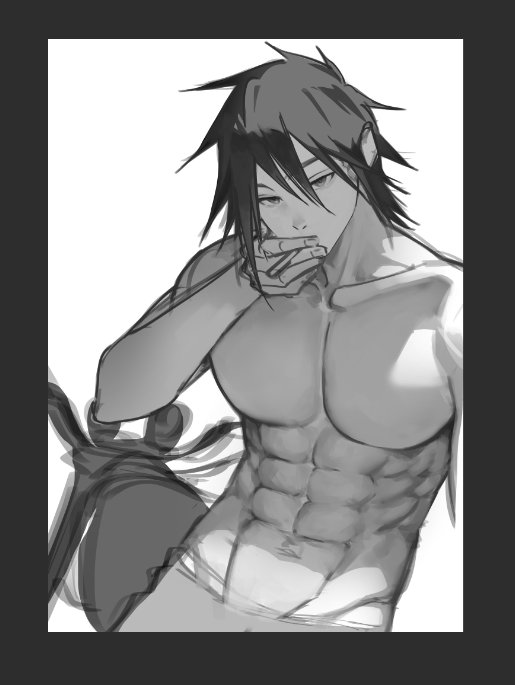 WIP 

Stardew Sebastian while tackling my finals 🥹

#StardewValleyfanart #StardewValley #stardew