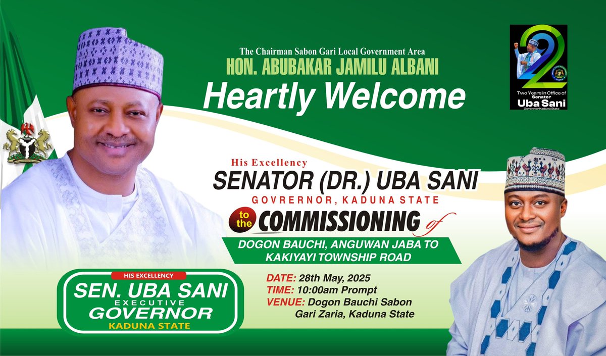 Special Announcement
<a href="/ubasanius/">Senator Uba Sani</a> <a href="/Abdool85/">Abdallah Yunus Abdallah</a> <a href="/OzoMusty/">Ozo - 1</a> <a href="/BashirSZuntu/">Bashir Suleiman-Zuntu</a> <a href="/abumuhibba/">Aminu Shagali PhD</a> <a href="/woye1/">Woye</a>