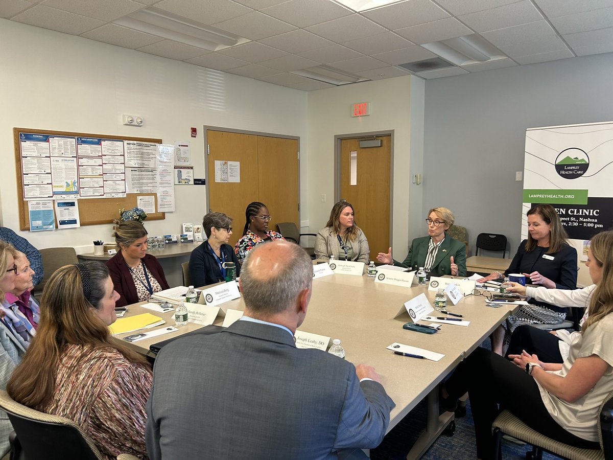 I heard from NH health care providers in Nashua today about the importance of protecting Granite Staters’ health care in the face of President Trump and Congressional Republicans’ efforts to gut Medicaid to pay for tax giveaways for billionaires and corporate special interests.
